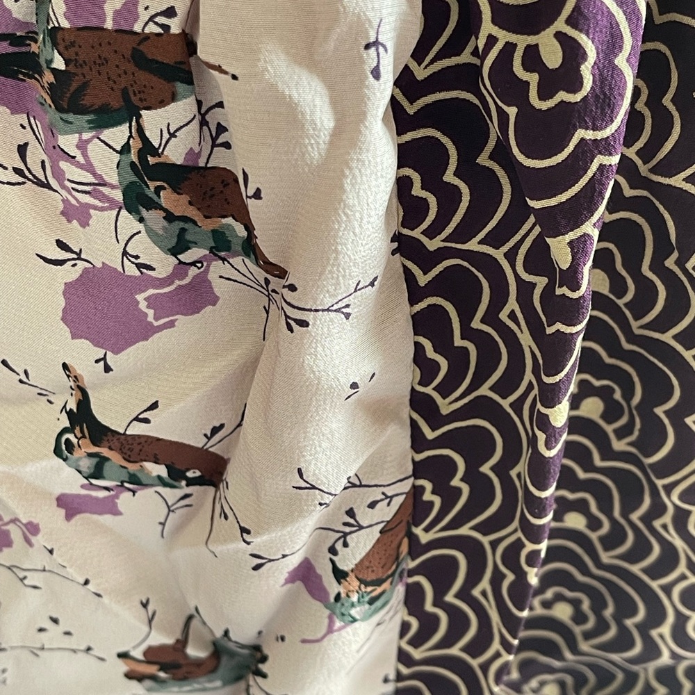 Multi-Patterned V-neck Top by Corey Lynn Calter for Anthro - Picture 4 of 5